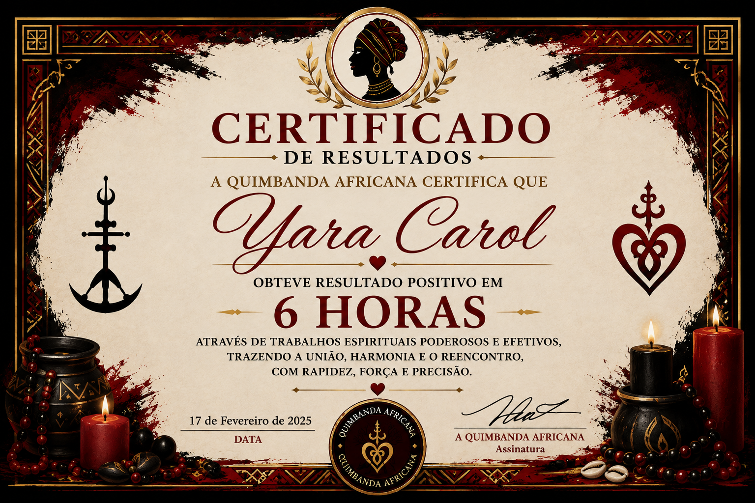Certificado: Resultados em 6 Horas